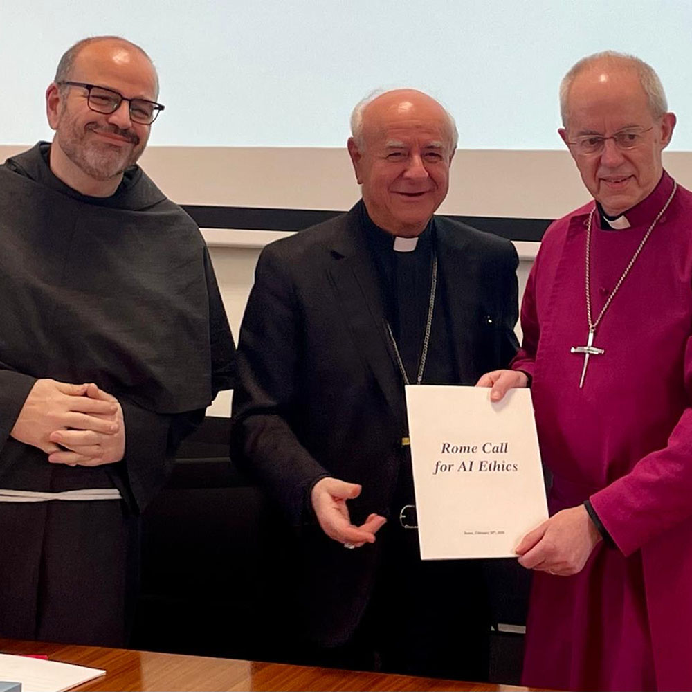 The Archbishop of Canterbury holds the Rome Call for AI Ethics