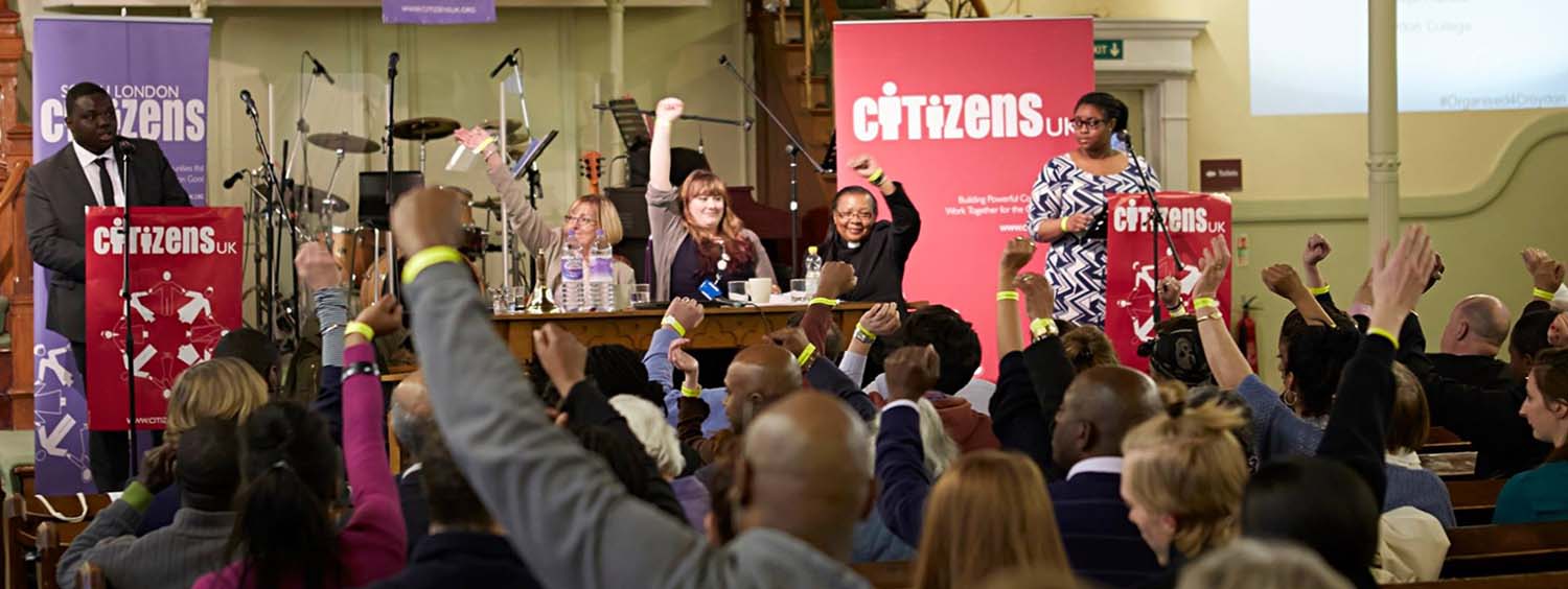 A Citizens UK gathering. Photo by Pierre869856 on Wikimedia
