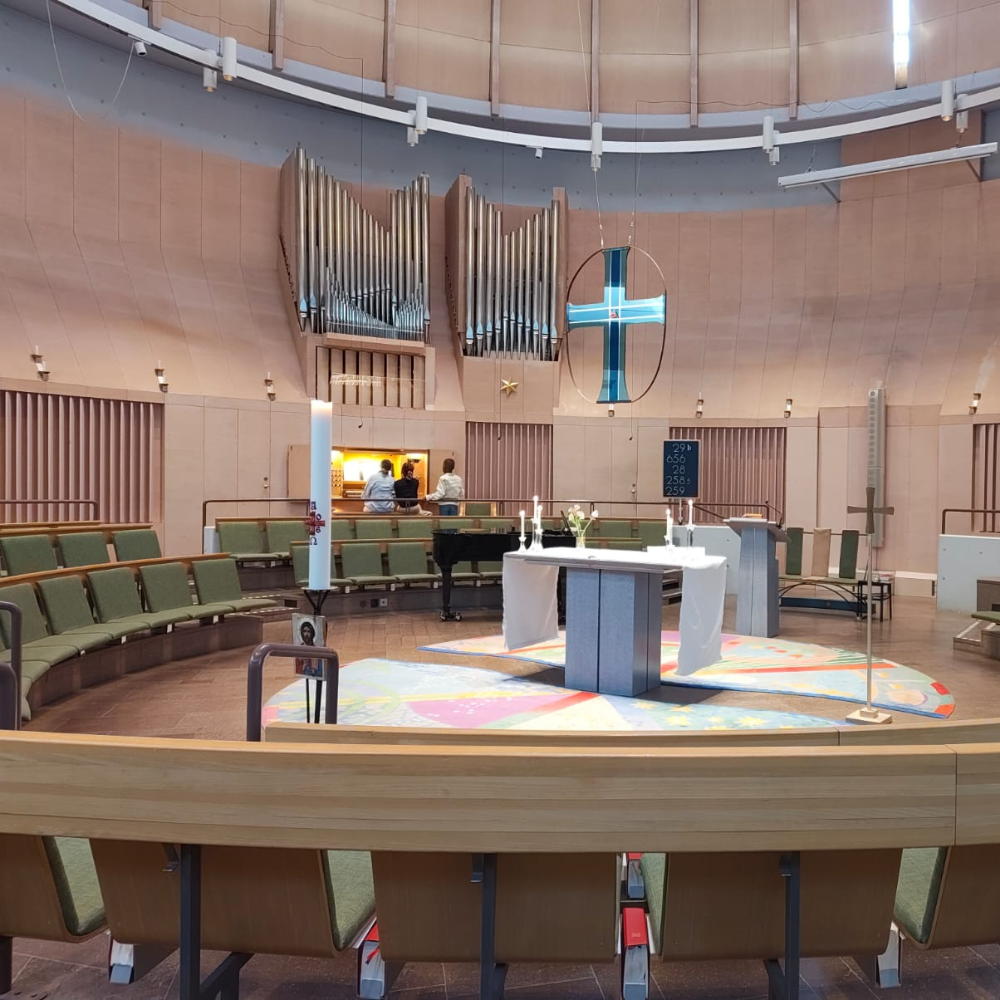 Church Maria in Vaxjo Sweden