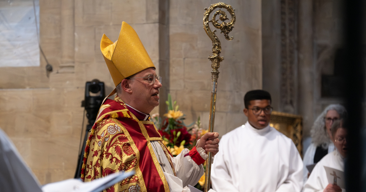 Bishop Steven at his farewell service