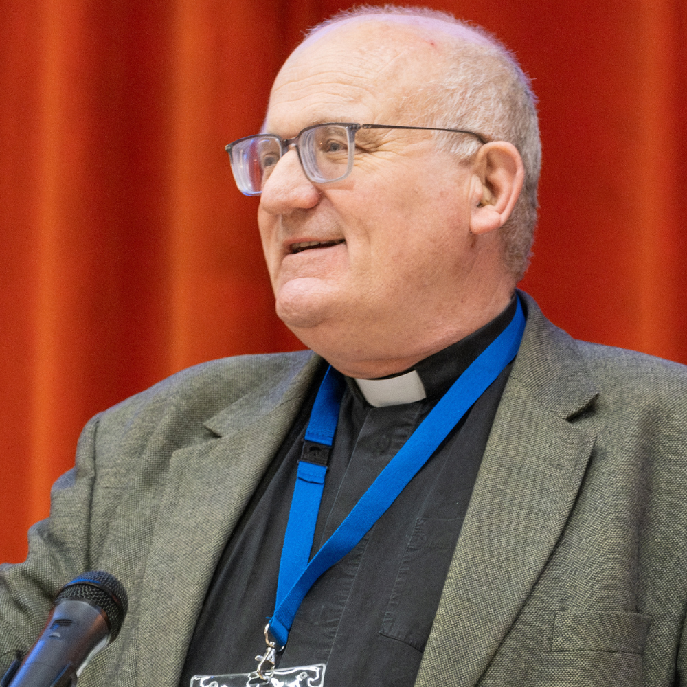 Bishop Steven sat in his study